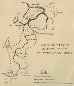 Alternatives Bahnkonzept für das Burgenland.