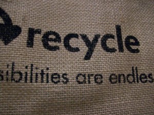 Lydia: "recycle jute bag". Flickr, CC-BY