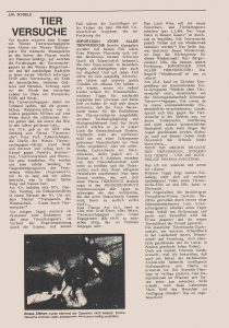 J.M. Schiele über Tierversuche.