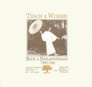 Traum & Wissen. Cover des Katalogs 1987/1988.
